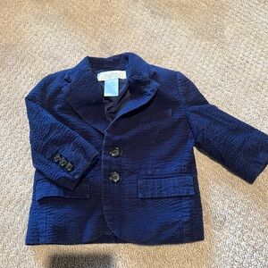 Janie & Jack seersucker blazer